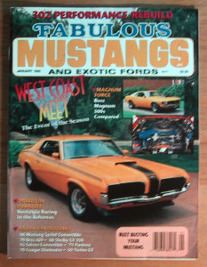 FABULOUS MUSTANGS 1990 JAN -  GT5, 428 TORINO GT, GT/CS